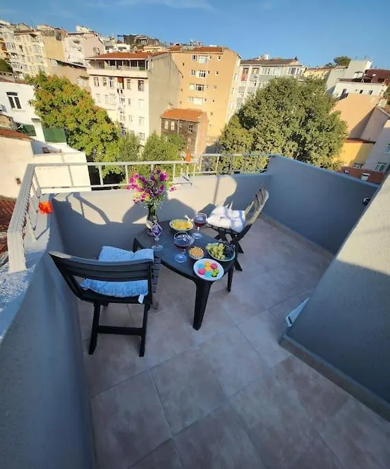 Taksim Private Terrace Close To Antique Store Galata Port Cihangir 이스탄불