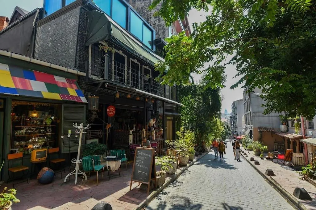 Taksim Private Terrace Close To Antique Store Galata Port Cihangir 伊斯坦布尔