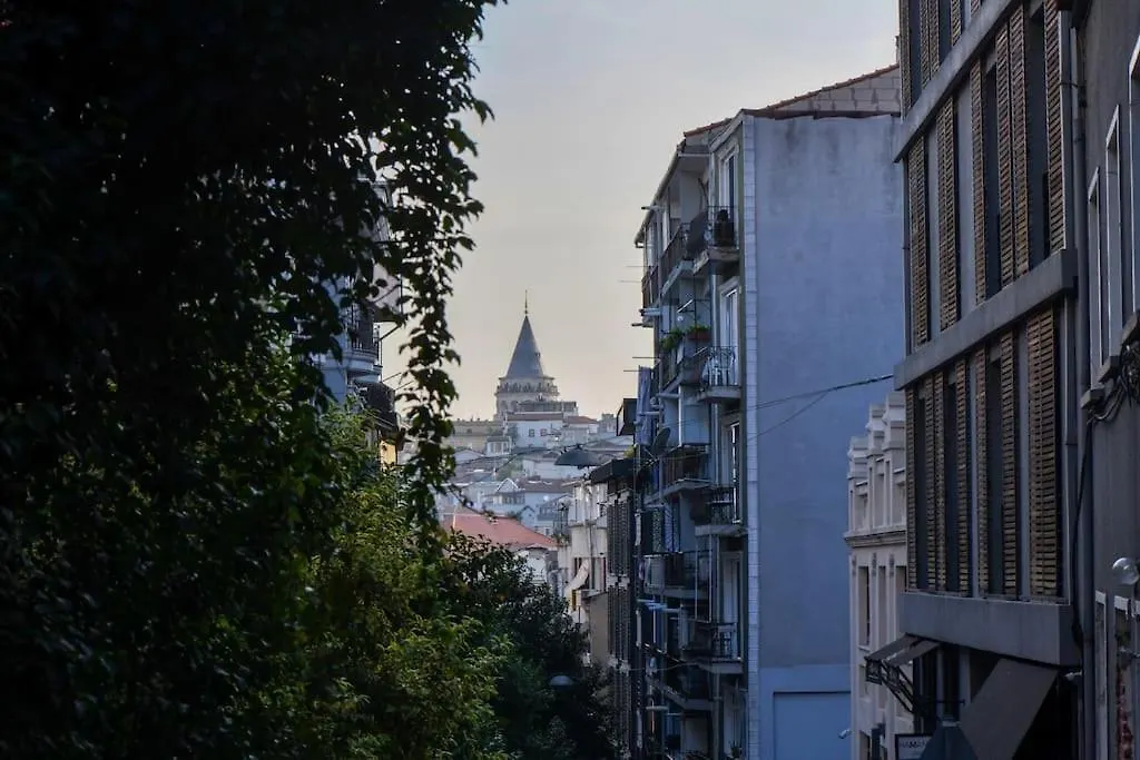 公寓 Taksim Private Terrace Close To Antique Store Galata Port Cihangir 伊斯坦布尔