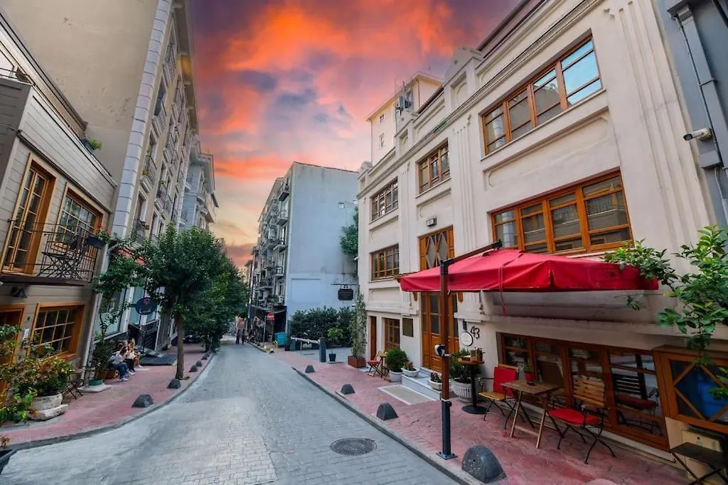 Taksim Private Terrace Close To Antique Store Galata Port Cihangir 伊斯坦布尔 0*,  土耳其