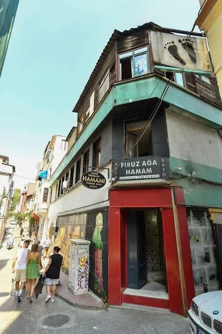 Taksim Private Terrace Close To Antique Store Galata Port Cihangir 伊斯坦布尔 0*,