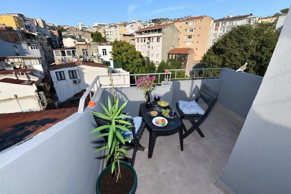 Taksim Private Terrace Close To Antique Store Galata Port Cihangir 伊斯坦布尔